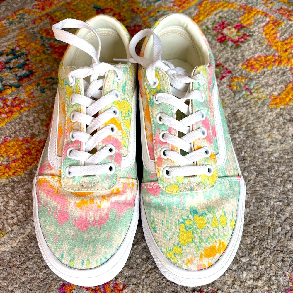 Tye-dye vans
